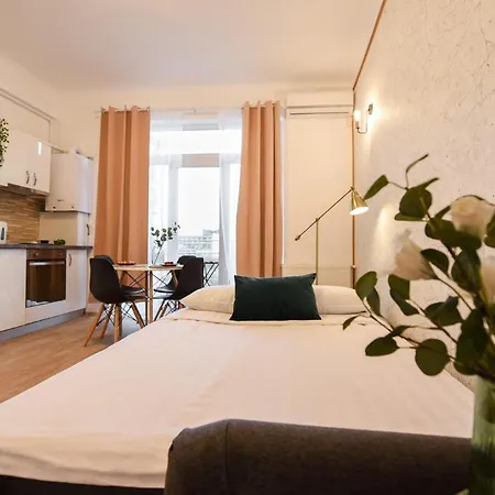 公寓 Cozy 1br Escape - With Charming Balcony Near Universitate *